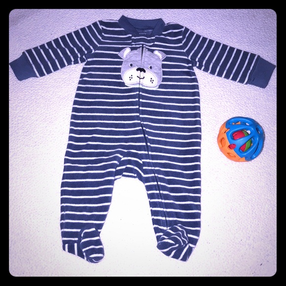 Carter's Other - Carters blue and white Footsie